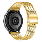 Miami Schakel Bandje 22mm Universeel - Goud