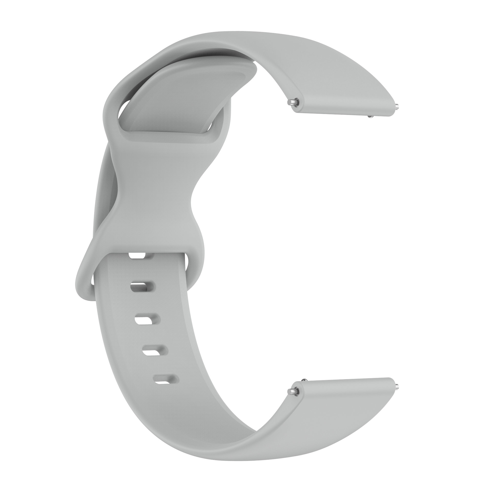 Siliconen Soft Bandje 20mm Universeel - Grijs