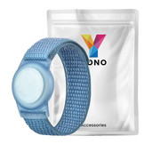 Nylon Armband Apple AirTag - Blauw