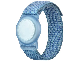 Nylon Armband Apple AirTag - Blauw