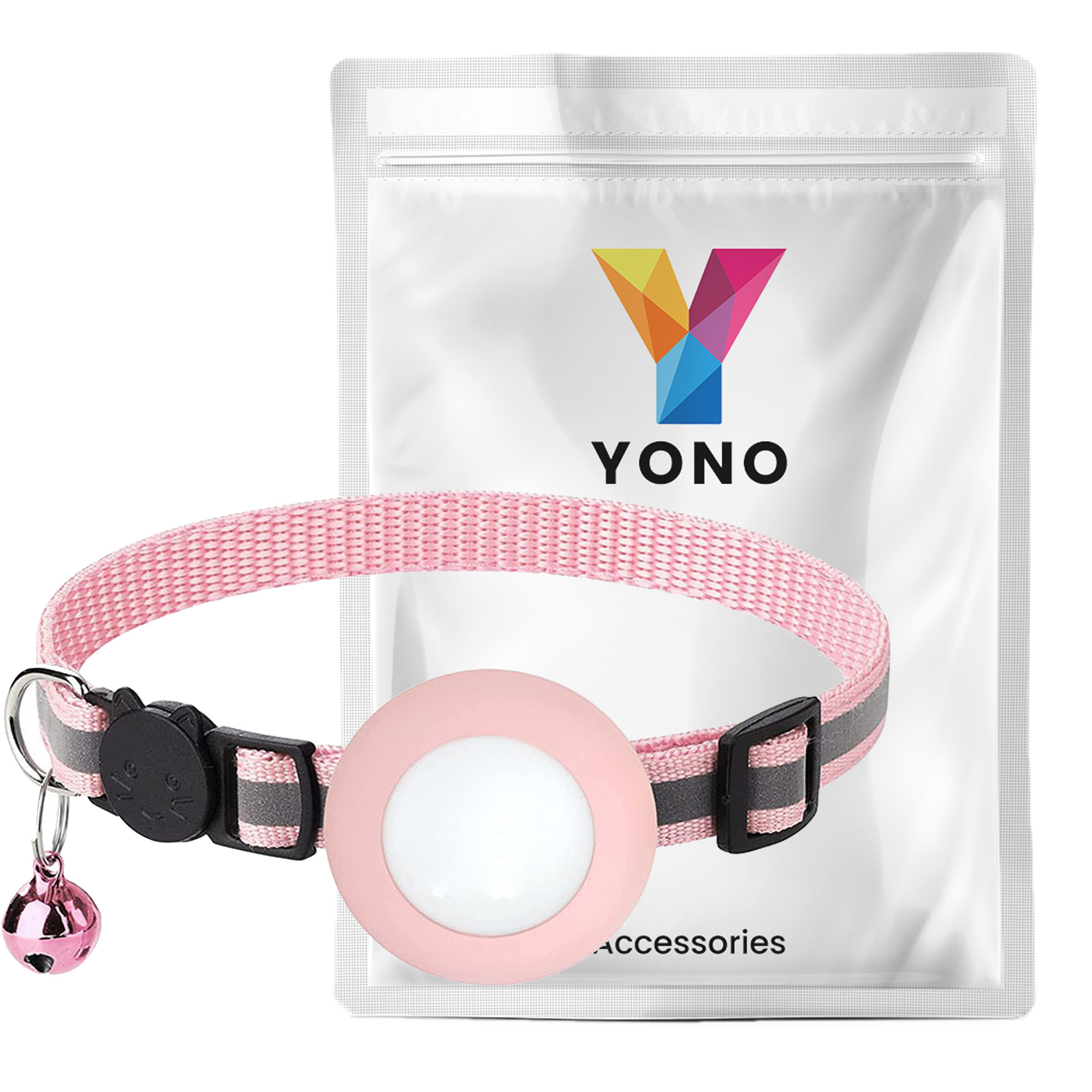 Katten Halsband Apple AirTag - Roze