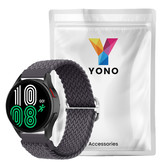 Nylon Stretch Bandje 20mm Universeel - Donkergrijs