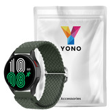 Nylon Stretch Bandje 20mm Universeel - Donkergroen