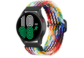 Nylon Stretch Bandje 20mm Universeel - Multicolour