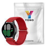 Nylon Stretch Bandje 22mm Universeel - Rood