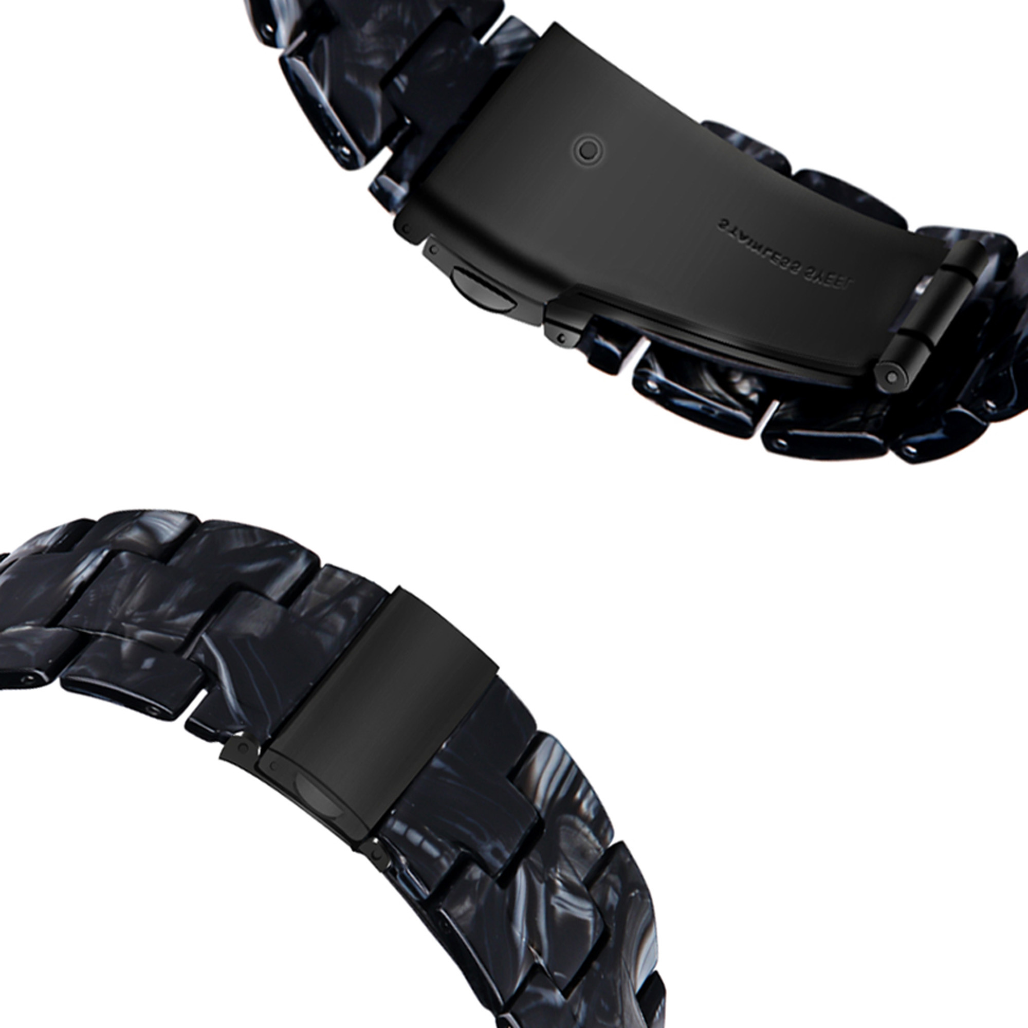 Resin Schakel Bandje 20mm Universeel - Zwart