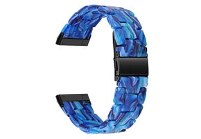 Resin Schakel Bandje 20mm Universeel - Blauw