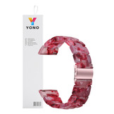 Resin Schakel Bandje 20mm Universeel - Rose