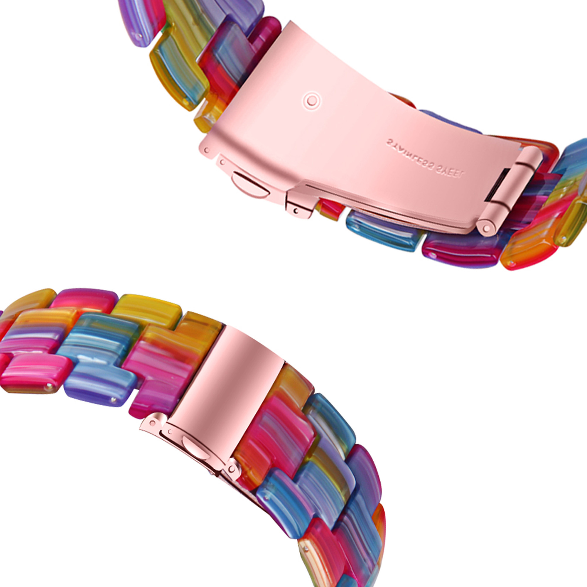 Resin Schakel Bandje 20mm Universeel - Multicolour