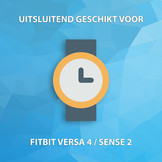 Fitbit Versa 4 / Sense 2 Hoesje - Transparant
