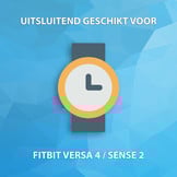 Fitbit Versa 4 / Sense 2  Hoesje - Zwart