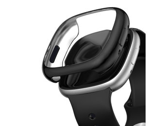 Fitbit Versa 4 / Sense 2  Hoesje - Zwart