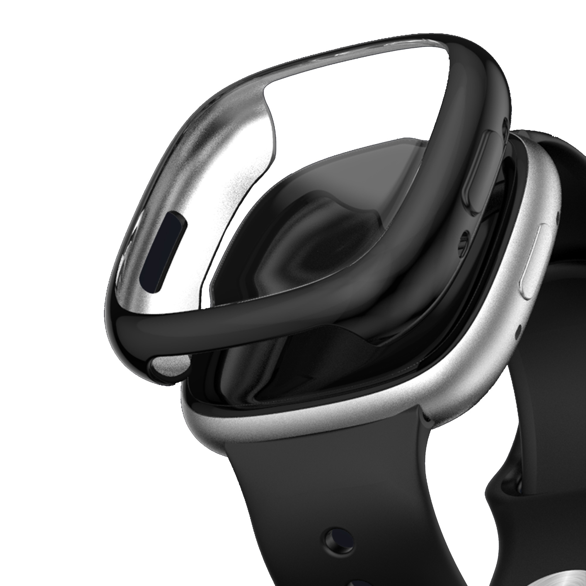 Fitbit Versa 4 / Sense 2  Hoesje - Zwart