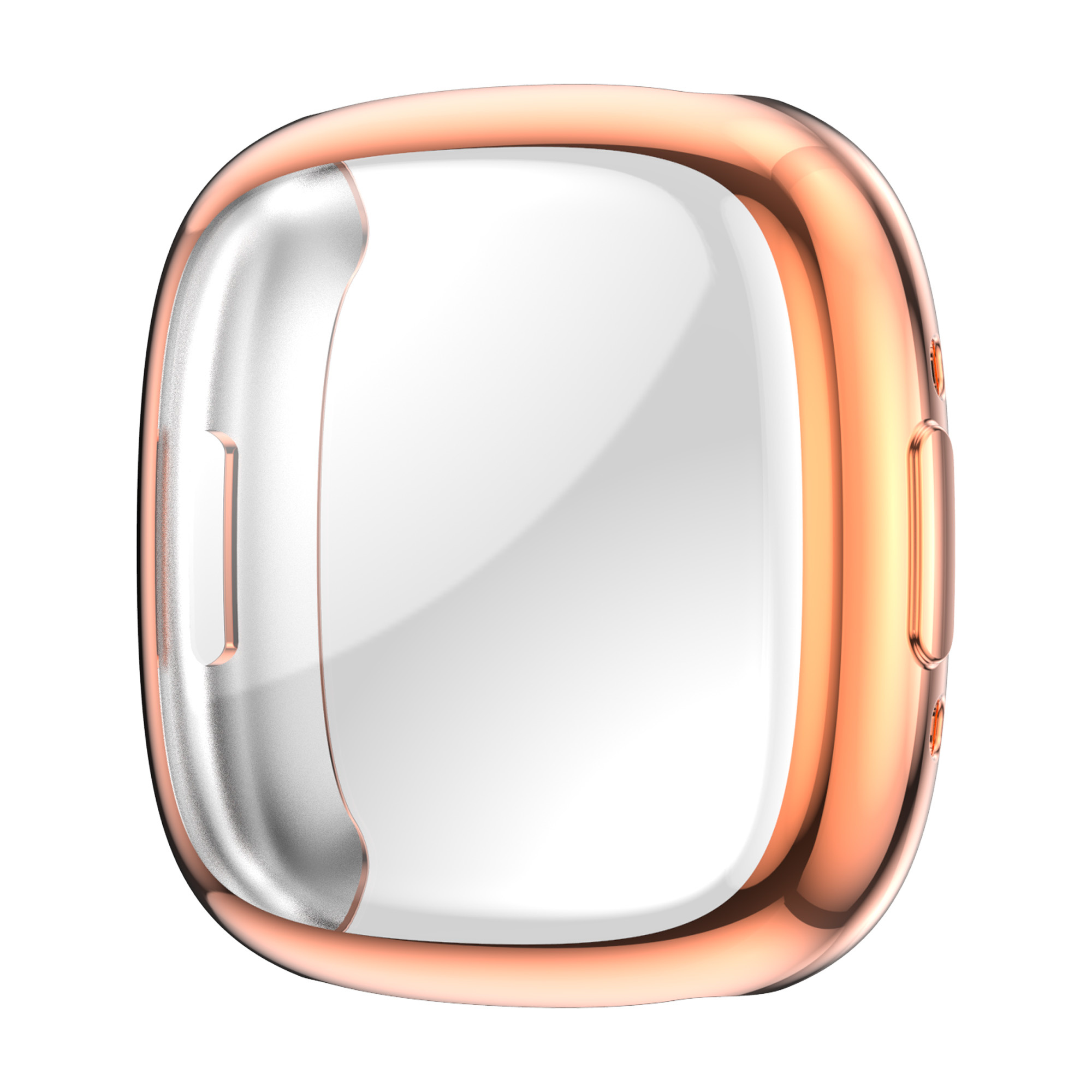 Fitbit Versa 4 / Sense 2 Hoesje - Rose Gold