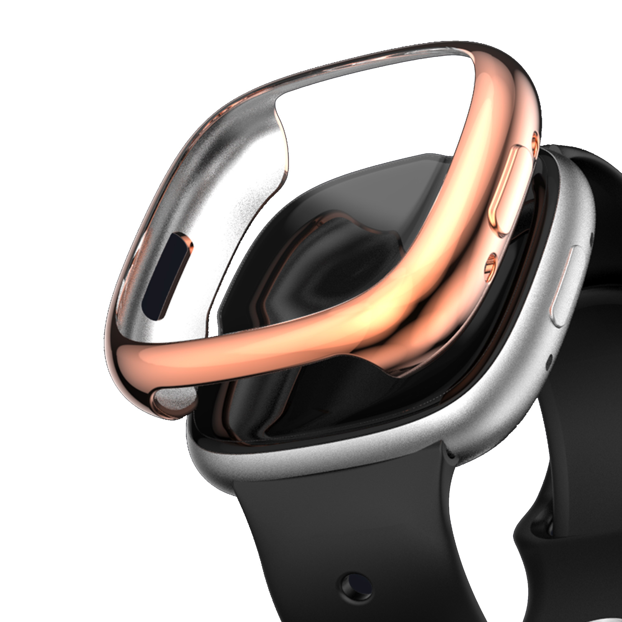 Fitbit Versa 4 / Sense 2 Hoesje - Rose Gold
