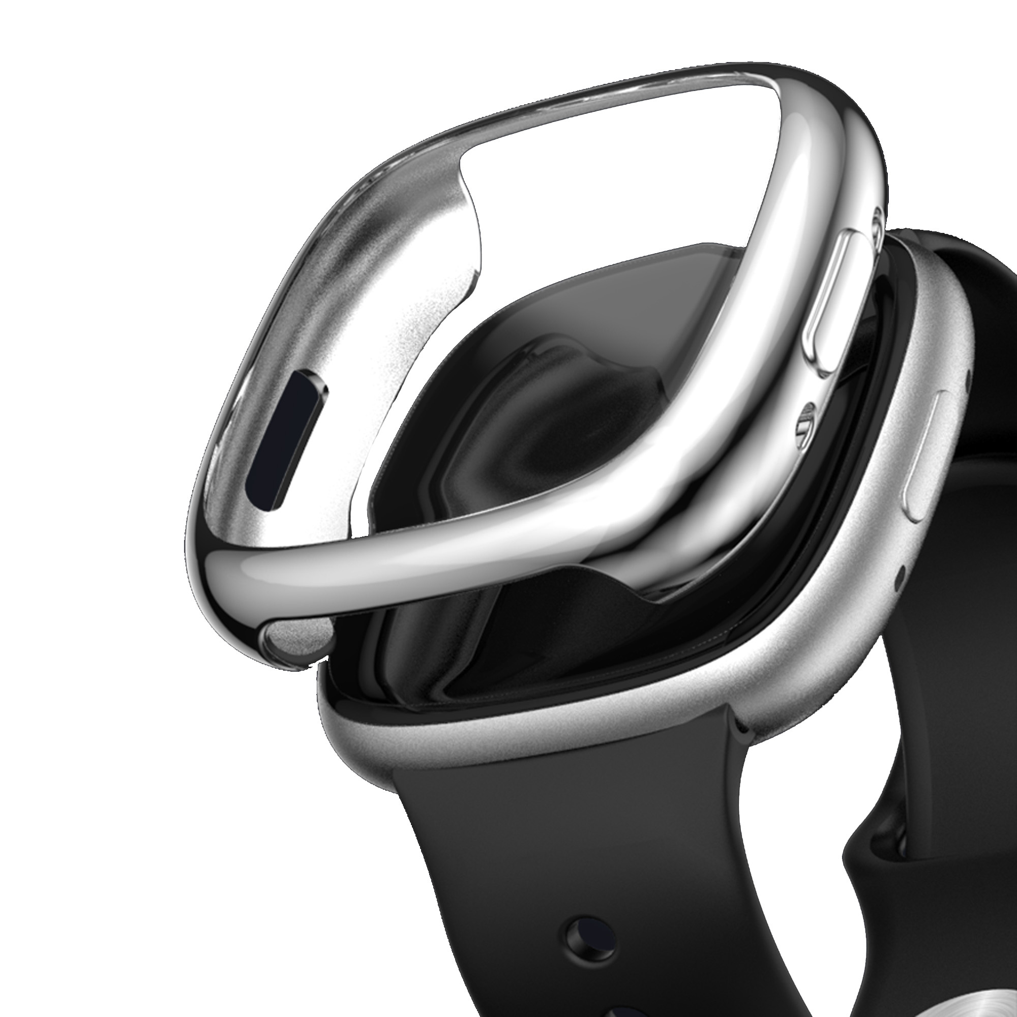 Fitbit Versa 4 / Sense 2 Hoesje - Zilver