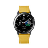 Leer Bandje 20mm Universeel - Geel