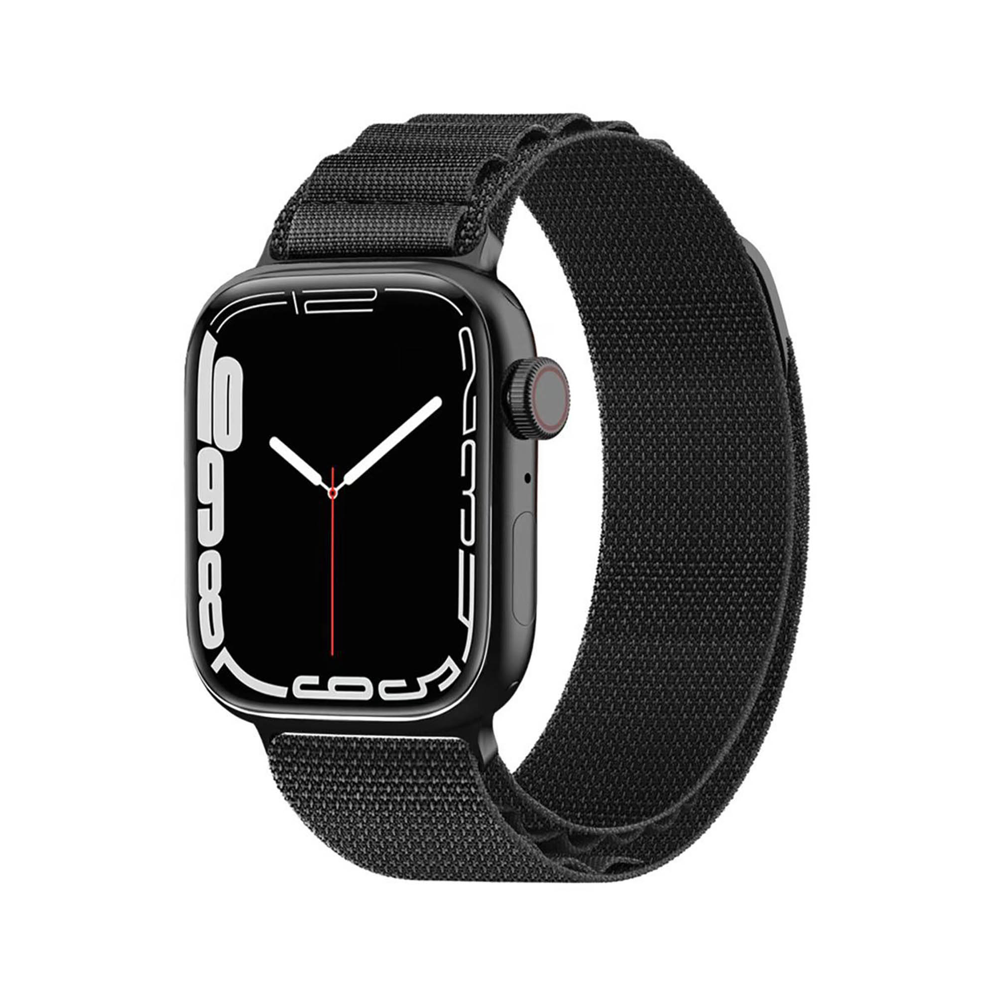 YONO Apple Watch Alpine Bandje - Zwart