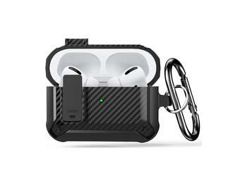 YONO Airpods Pro Hoesje - Armor Case met Lock - Carbon