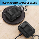 YONO Airpods Pro Hoesje - Armor Case met Lock - Carbon