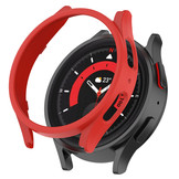 YONO Bumper geschikt voor Galaxy Watch 5 Pro (45 mm) - Hoesje - Case - Rood