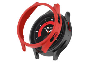 YONO Bumper geschikt voor Galaxy Watch 5 Pro (45 mm) - Hoesje - Case - Rood
