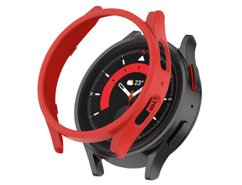 YONO Bumper geschikt voor Galaxy Watch 5 Pro (45 mm) - Hoesje - Case - Rood
