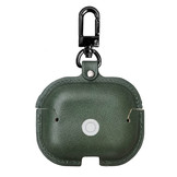 YONO Airpods Pro Hoesje - Leer met Clip - Donkergroen