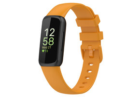 Fitbit Inspire 3 Siliconen Bandje - Oranje