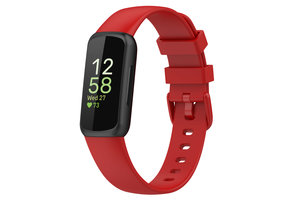 Fitbit Inspire 3 Siliconen Bandje - Rood