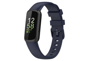 Fitbit Inspire 3 Siliconen Bandje - Donkerblauw