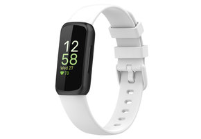 Fitbit Inspire 3 Siliconen Bandje - Wit