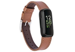 Fitbit Inspire 3 Bandje Leer - Bruin