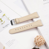 Fitbit Versa 4 / Sense 2 Leer Bandje - Champagne