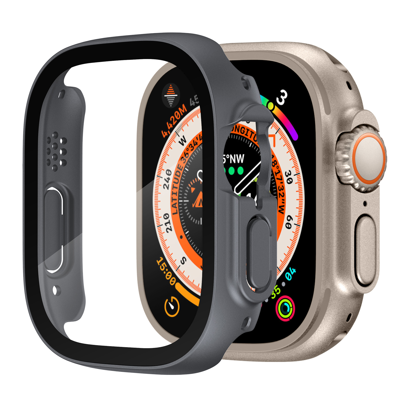 Apple Watch Ultra (49mm) Hoesje - Grijs