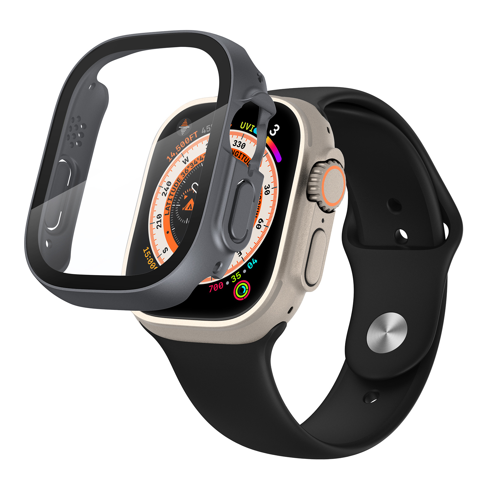 Apple Watch Ultra (49mm) Hoesje - Grijs