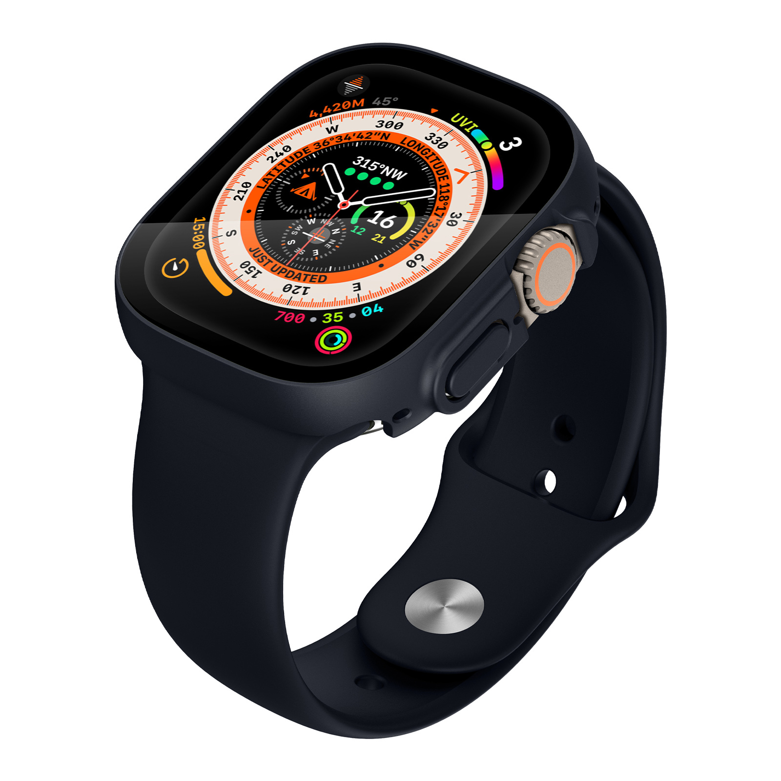 Apple Watch Ultra (49mm) Hoesje - Donkerblauw