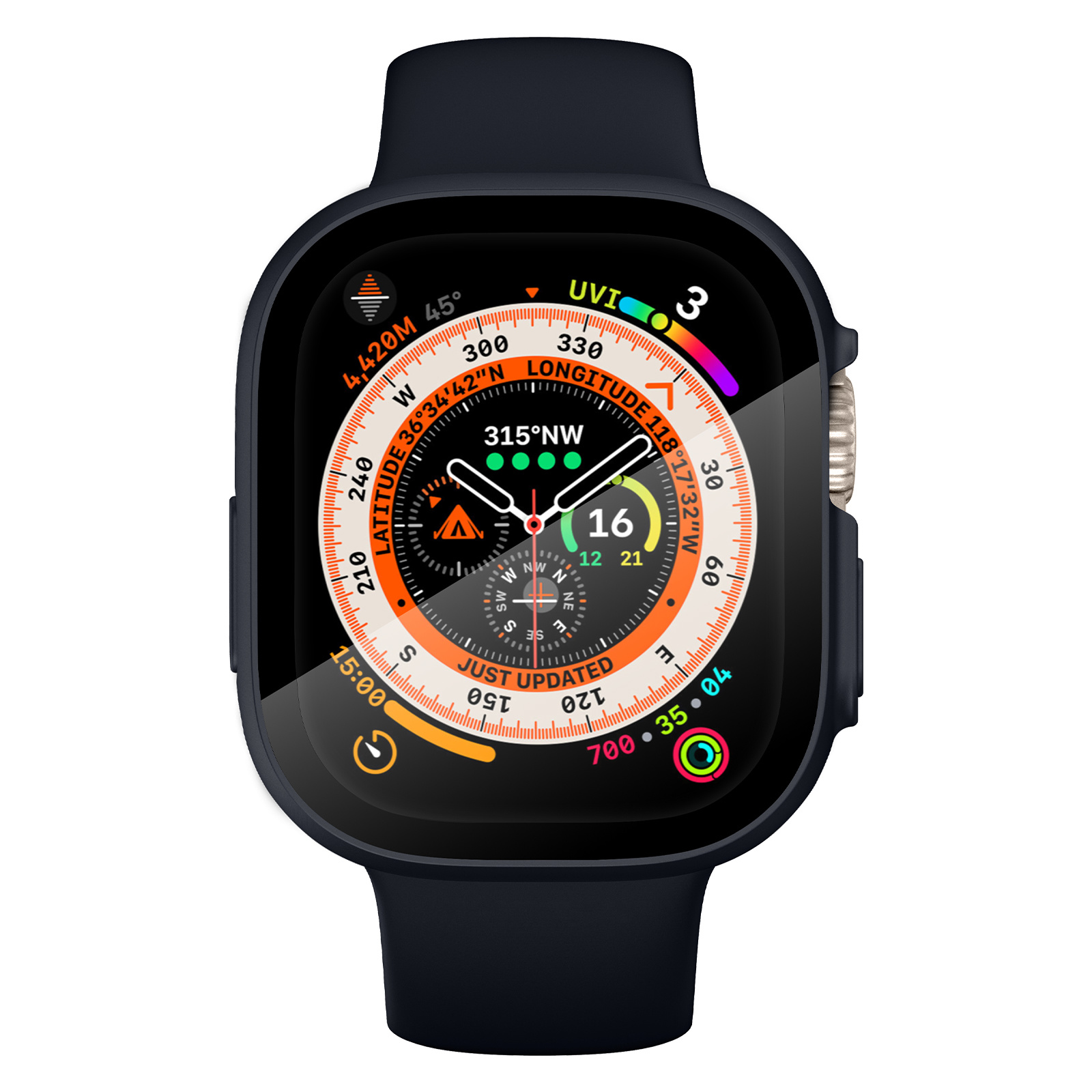 Apple Watch Ultra (49mm) Hoesje - Donkerblauw