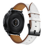 Leer Bandje 20mm Universeel - Wit