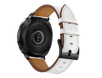 Leer Bandje 20mm Universeel - Wit