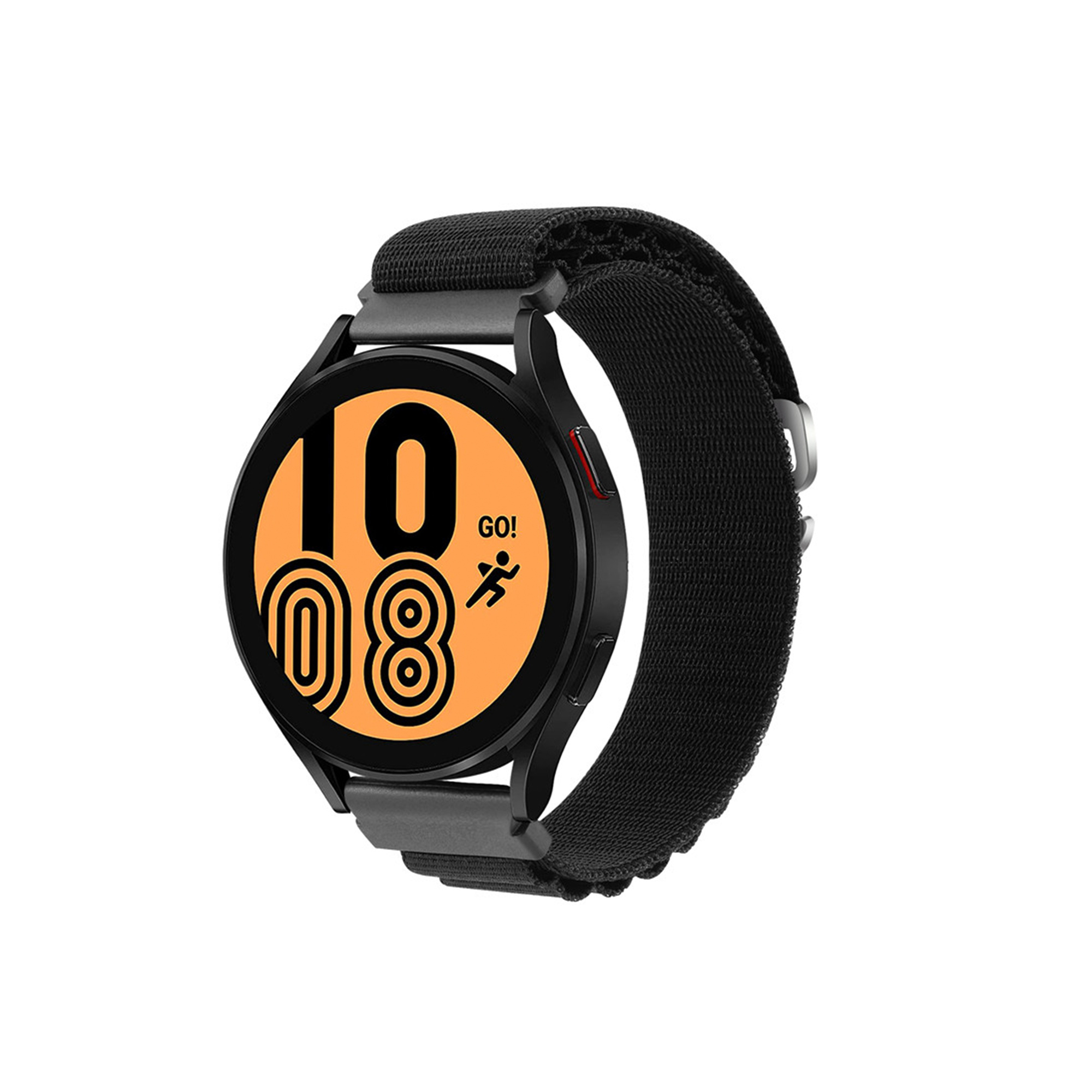 Nylon Loop Bandje 20mm - Zwart