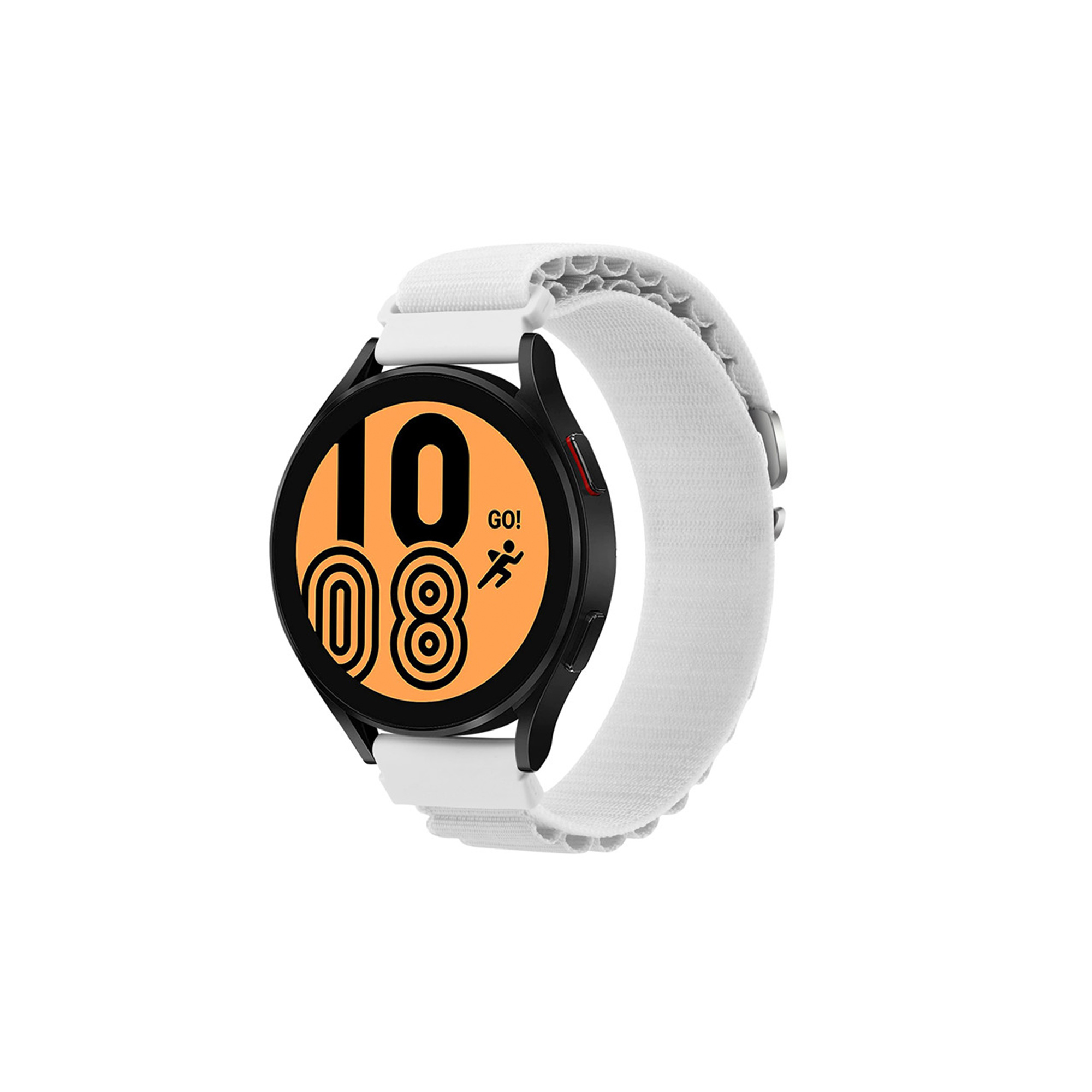 Nylon Loop Bandje 20mm - Wit