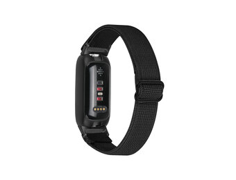 Fitbit Inspire 3 Nylon Stretch Bandje - Zwart