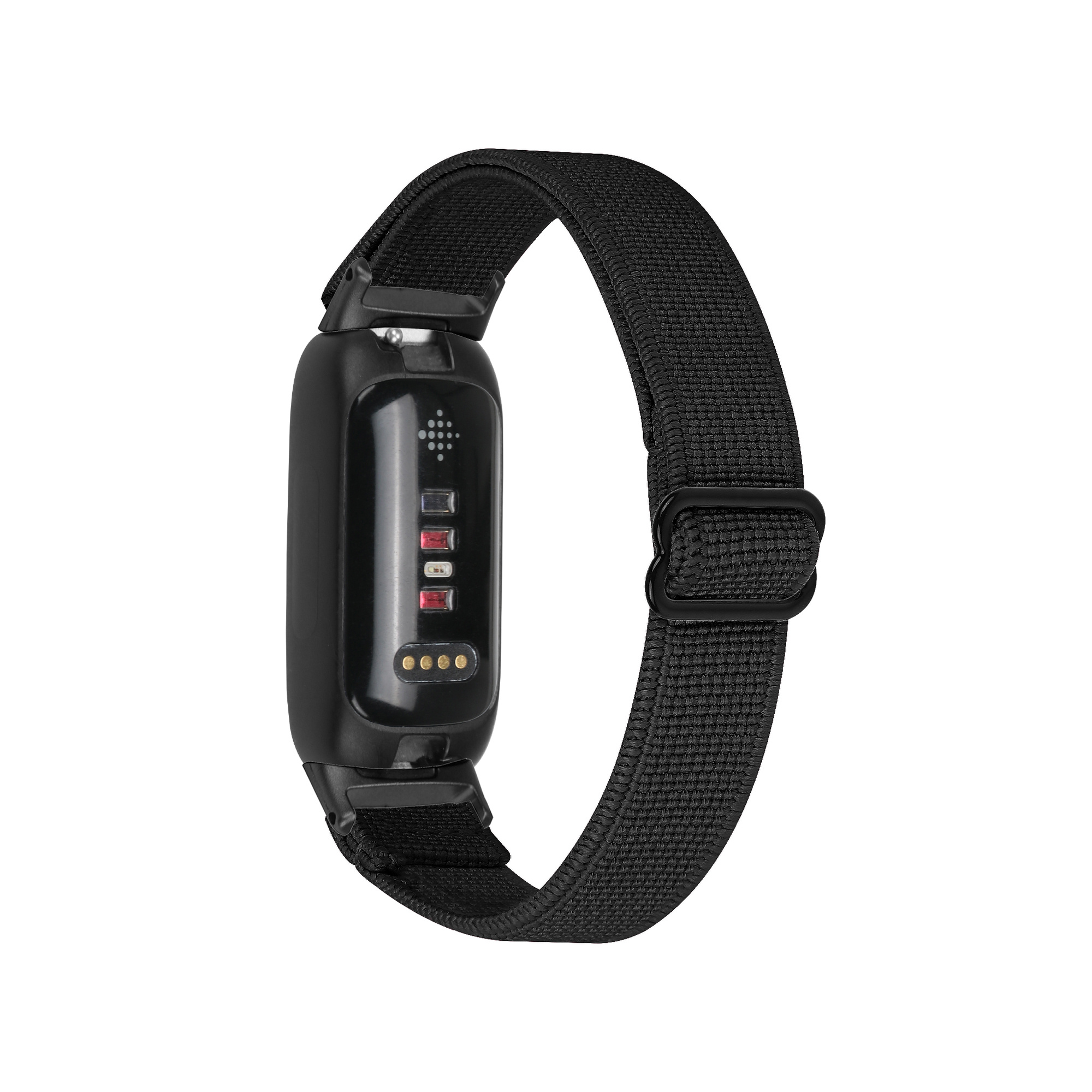 Fitbit Inspire 3 Nylon Stretch Bandje - Zwart