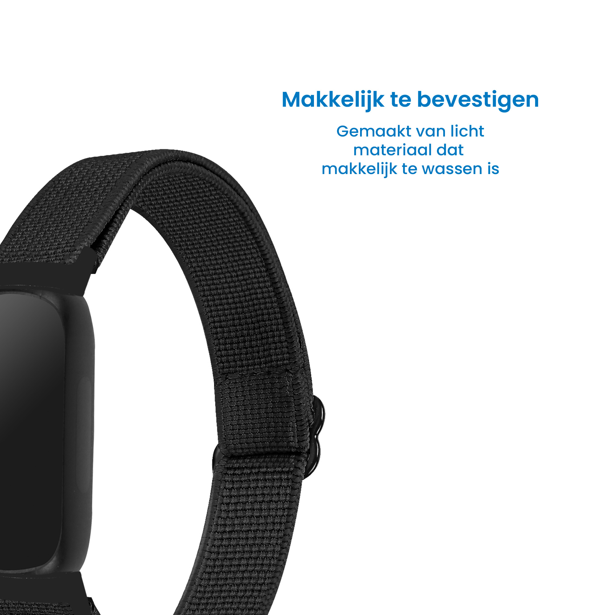 Fitbit Inspire 3 Nylon Strap (Black)