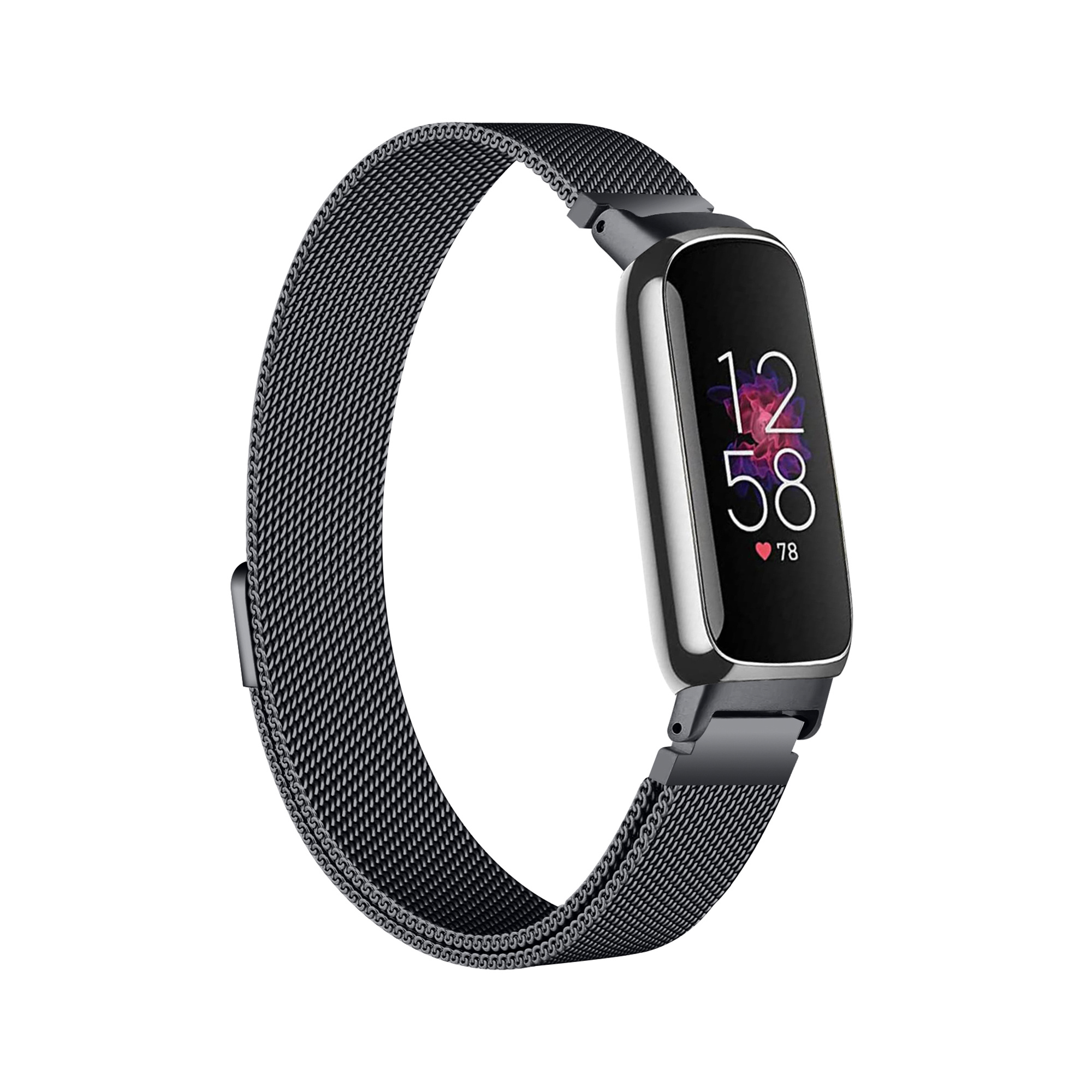 Fitbit Inspire 3 Milanees Bandje - Zwart