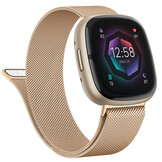 Fitbit Versa 4 / Sense 2 Milanees Bandje – Rose Gold