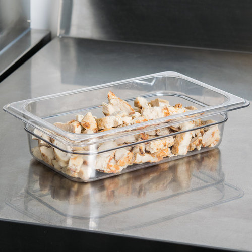 Cambro 1/4 Size Clear Polycarbonate Food Pan | Camwear | Different Pan Depth Cambro 1/4 Size Clear Polycarbonate Food Pan | Camwear | Different Pan Depth