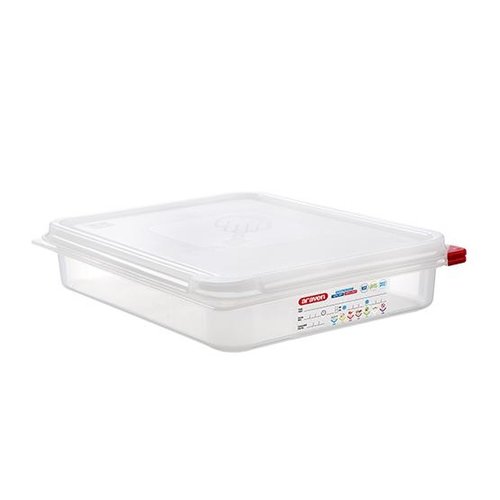 Araven GN 1/2 colour coded with lid - (4L) Araven GN 1/2 colour coded with lid - (4L)