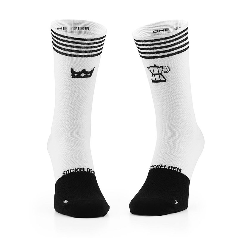 Live Slow Ride Fast Live Slow Ride Fast Socks White